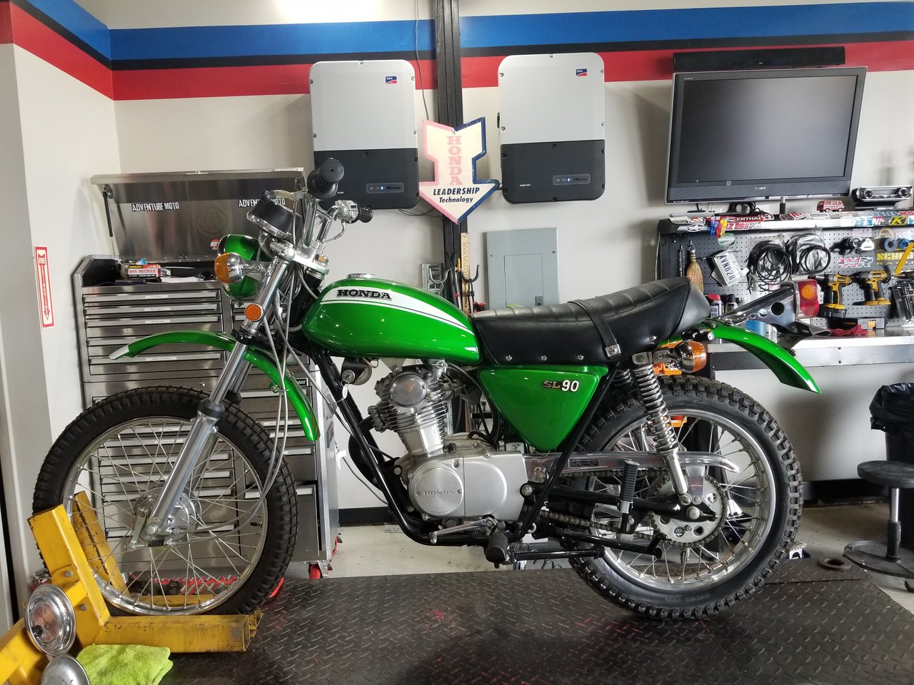 Honda SL125 K0 K1 K2 Decal Set – Caution & Mark Stickers, Vintage Repro By Expenciveshop
